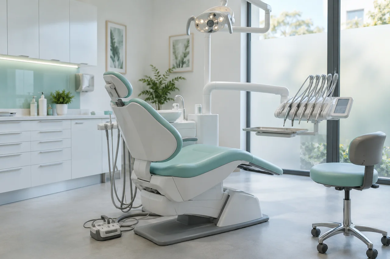 Interior luminoso que ilustra una clínica dental