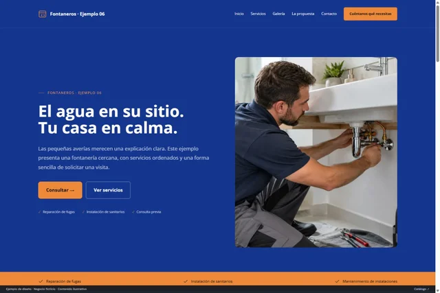 Vista previa de Fontaneros · Ejemplo 06