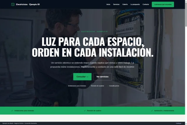 Vista previa de Electricistas · Ejemplo 05