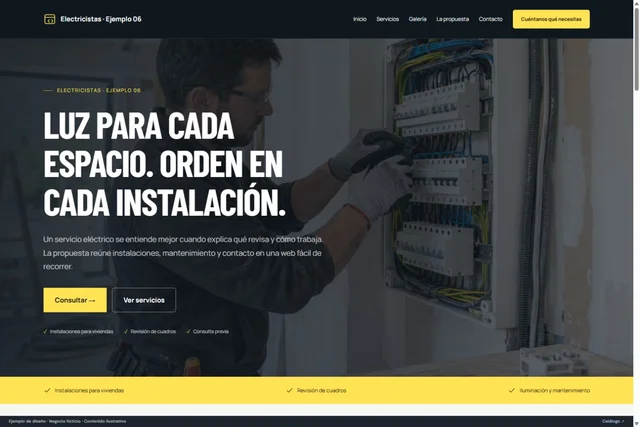 Vista previa de Electricistas · Ejemplo 06