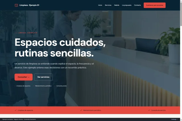Vista previa de Limpieza · Ejemplo 01