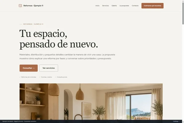 Vista previa de Reformas · Ejemplo 11