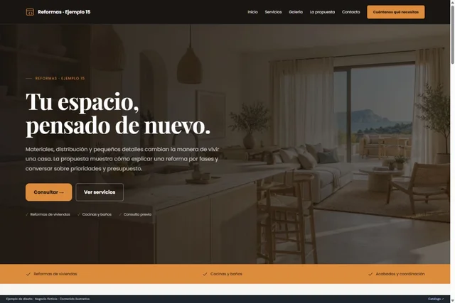 Vista previa de Reformas · Ejemplo 15