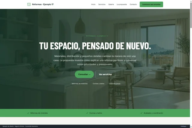 Vista previa de Reformas · Ejemplo 17