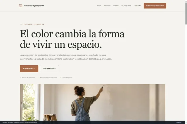 Vista previa de Pintores · Ejemplo 04