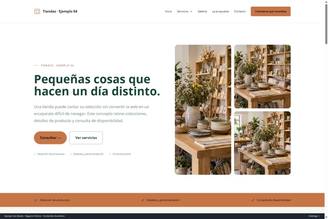 Vista previa de Tiendas · Ejemplo 04