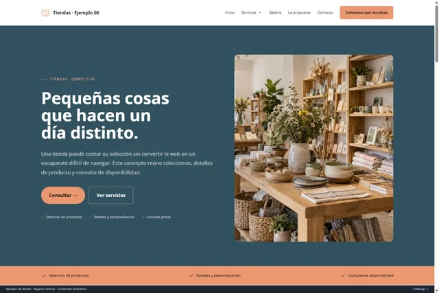 Vista previa de Tiendas · Ejemplo 06