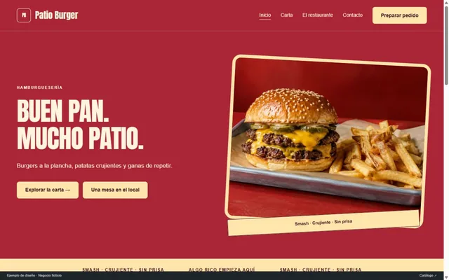 Vista previa de Patio Burger · Hamburguesería