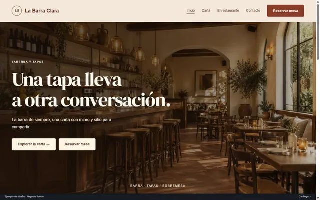 Vista previa de La Barra Clara · Taberna y tapas