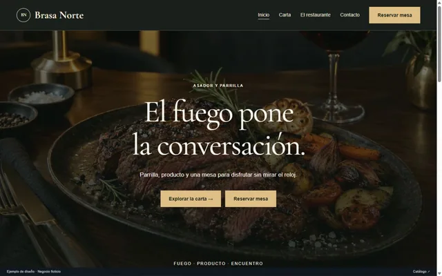 Vista previa de Brasa Norte · Asador y parrilla