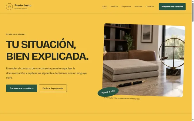 Vista previa de Punto Justo · Derecho laboral