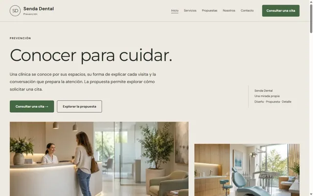 Vista previa de Senda Dental · Prevención