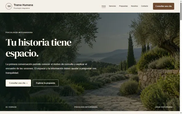 Vista previa de Trama Humana · Psicología integradora