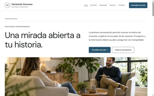 Vista previa de Horizonte Cercano · Psicología contemporánea
