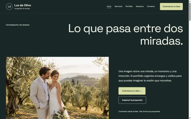 Vista previa de Luz de Olivo · Fotografía de bodas