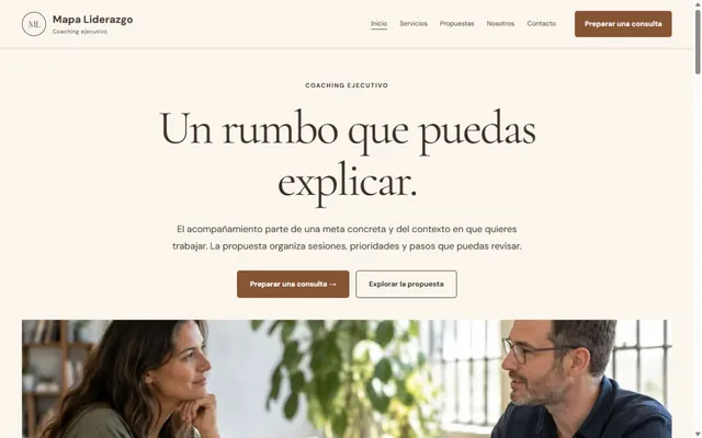 Vista previa de Mapa Liderazgo · Coaching ejecutivo