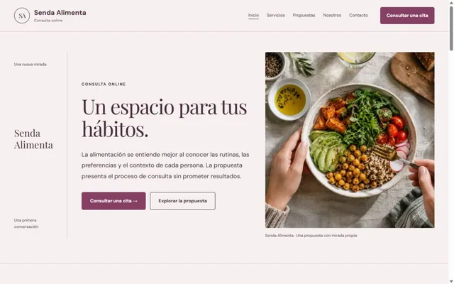 Vista previa de Senda Alimenta · Consulta online