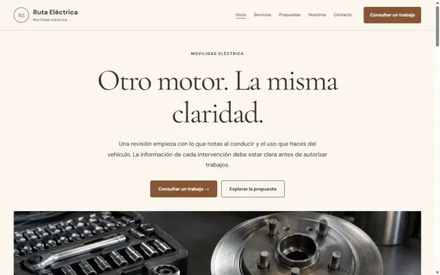 Vista previa de Ruta Eléctrica · Movilidad eléctrica