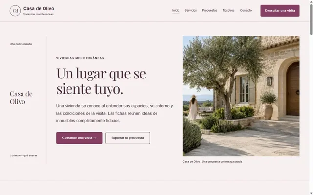 Vista previa de Casa de Olivo · Viviendas mediterráneas