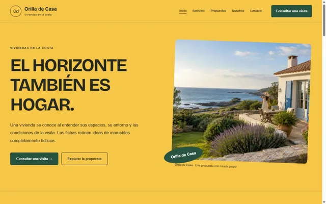 Vista previa de Orilla de Casa · Viviendas en la costa