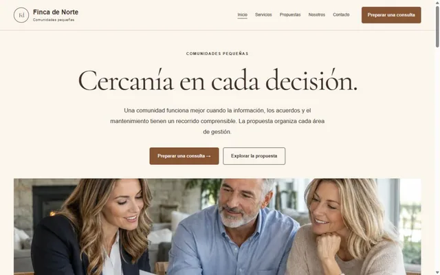 Vista previa de Finca de Norte · Comunidades pequeñas