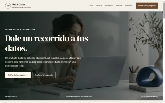 Vista previa de Ruta Datos · Herramientas de información