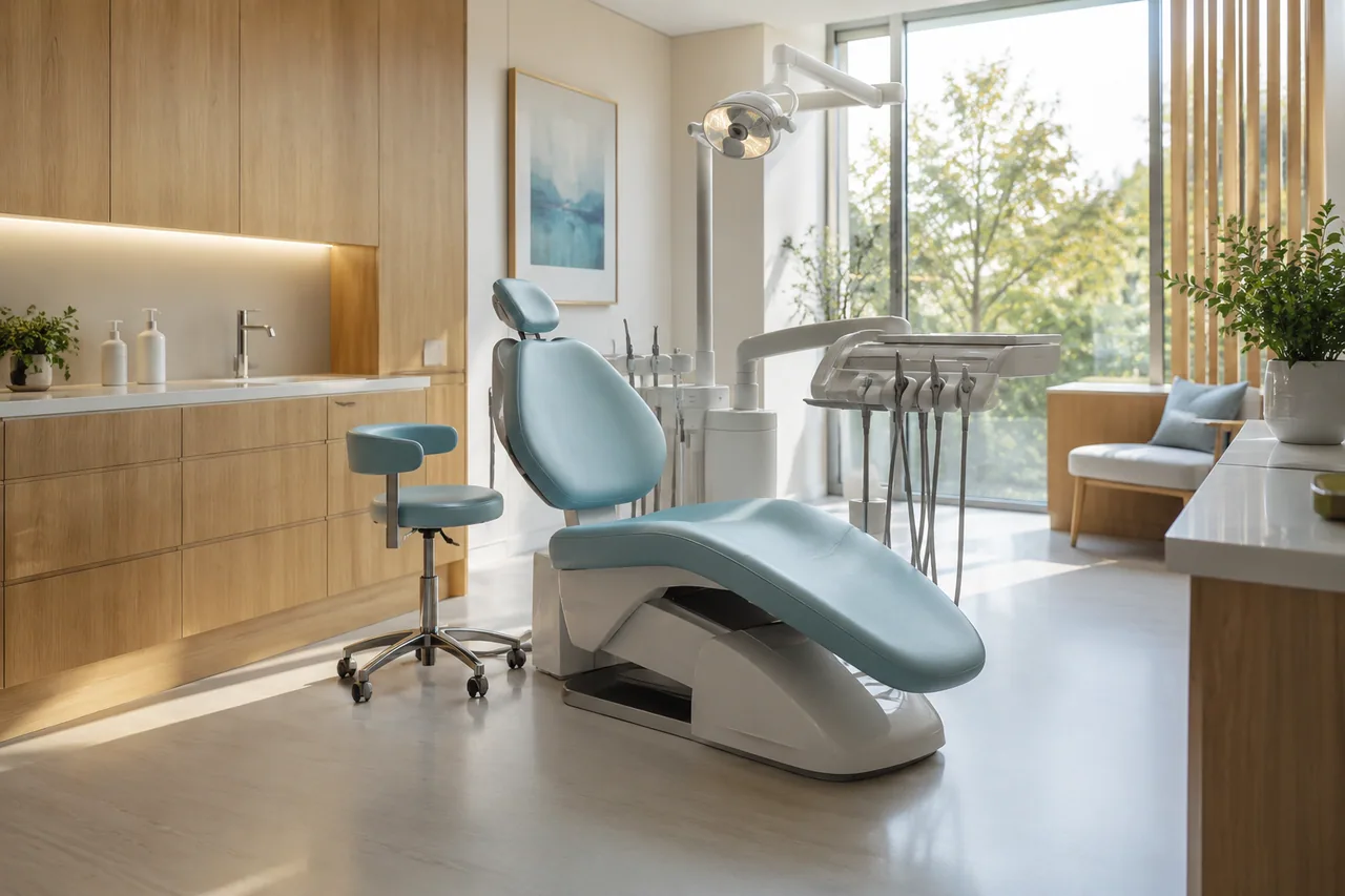 Clínica familiar · Fotografía creada para el concepto ficticio Luz Dental