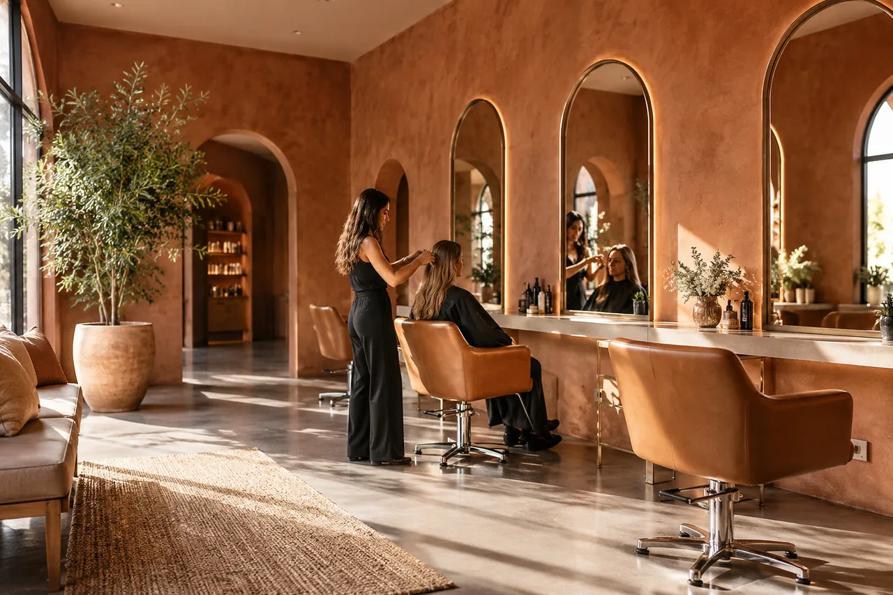 Salón de autor · Fotografía creada para el concepto ficticio Musa del Pelo